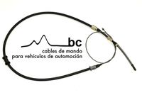 BECA CABLES 405002 - Cable de accionamiento, freno de estacionamiento