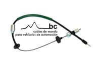 BECA CABLES 614015 - año construcción desde: 09/1998<br>año construcción hasta: 12/2002<br>Vehículo con dirección a la izquierda / derecha: para vehic. dirección izquierda<br>Longitud [mm]: 972<br>