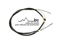 BECA CABLES 112002 - Lado de montaje: posterior<br>Número de piezas necesarias: 1<br>Tipo de freno: Tambor<br>Longitud [mm]: 2566<br>