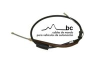 BECA CABLES 203004 - Cable de accionamiento, freno de estacionamiento