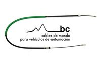 BECA CABLES 206004 - Cable de accionamiento, freno de estacionamiento