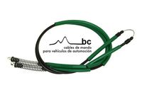 BECA CABLES 207019 - Cable de accionamiento, freno de estacionamiento