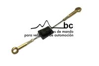 BECA CABLES 302009 - Lado de montaje: posterior<br>Longitud 1/Longitud 2 [mm]: 2942/1275+1140<br>