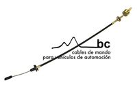 BECA CABLES 802007 - Cable de accionamiento, accionamiento del embrague