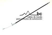 BECA CABLES 2001353 - año construcción hasta: 02/1990<br>Número de piezas necesarias: 1<br>Lado de montaje: delante<br>Tipo de freno: Discos<br>Longitud [mm]: 538<br>