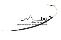 BECA CABLES 2001529 - Lado de montaje: posterior<br>Lado de montaje: Atrás izquierda<br>Lado de montaje: Atrás derecha<br>Longitud 1/Longitud 2 [mm]: 728/595<br>