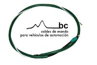 BECA CABLES 2001060 - para número de OPR hasta: 10933<br>Número de piezas necesarias: 2<br>Lado de montaje: posterior<br>Tipo de freno: Discos<br>Longitud [mm]: 2115<br>