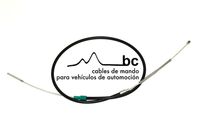 BECA CABLES 707010 - Lado de montaje: posterior<br>Lado de montaje: Atrás izquierda<br>Lado de montaje: Atrás derecha<br>Longitud 1/Longitud 2 [mm]: 1632/1123<br>