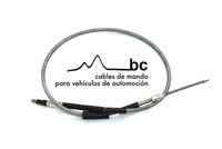 BECA CABLES 302039 - Lado de montaje: posterior<br>Lado de montaje: Atrás izquierda<br>Longitud 1/Longitud 2 [mm]: 1578/1300<br>Tipo de freno: Tambor<br>