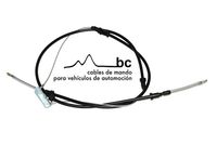 BECA CABLES 404001 - Lado de montaje: posterior<br>Longitud 1/Longitud 2 [mm]: 1272/692+1676/1092<br>