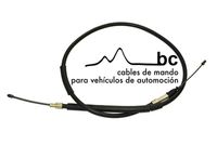 BECA CABLES 1001002 - Cable de accionamiento, freno de estacionamiento