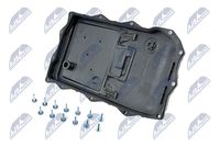 NTY FSF-BM-002 - Tipo de caja de cambios: ZF 8HP45Z + 8HP70Z<br>Clase de caja de cambios: Transmisión automática<br>Tipo de filtro: Cartucho filtrante<br>Artículo complementario/Información complementaria: con tornillo purga aceite<br>Artículo complementario/Información complementaria: con junta<br>Longitud [mm]: 486<br>Ancho [mm]: 285<br>Altura [mm]: 50<br>Diámetro exterior [mm]: 32<br>SVHC: No existen sustancias SVHC<br>