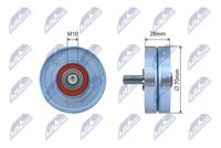 NTY RNK-CT-008 - Unidades accionadas: Alternador<br>Ancho [mm]: 27<br>Diámetro exterior [mm]: 70<br>Número de fabricación: RNK-CT-003<br>