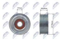 NTY RNK-TY-008 - Polea inversión/guía, correa poli V