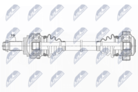 NTY NPW-BM-081 - Lado de montaje: Eje delantero, derecha<br>Longitud [mm]: 930<br>Dentado exterior, lado de rueda: 30<br>Dentado exterior, lado de diferencial: 27<br>Número de dientes, anillo ABS: 48<br>Número de fabricación: NPW-BM-079<br>