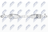 GSP 215054 - Lado de montaje: Eje delantero, derecha<br>Longitud [mm]: 613<br>Dentado exterior, lado de rueda: 28<br>Dentado exterior, lado de diferencial: 28<br>