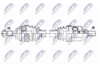 NTY NPW-CT-053 - Lado de montaje: Eje delantero, izquierda<br>Clase de caja de cambios: Transmisión automática<br>Longitud [mm]: 610<br>Dentado exterior, lado de rueda: 25<br>Dentado exterior, lado de diferencial: 24<br>