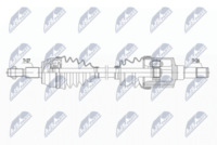 GSP 218410 - Clase de caja de cambios: Automático, 6 vel.<br>Lado de montaje: Eje delantero, derecha<br>Longitud [mm]: 967<br>Dentado exterior, lado de rueda: 27<br>Dentado exterior, lado de diferencial: 28<br>