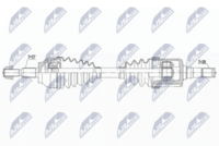 GSP 218410 - Clase de caja de cambios: Automático, 6 vel.<br>Lado de montaje: Eje delantero, derecha<br>Longitud [mm]: 967<br>Dentado exterior, lado de rueda: 27<br>Dentado exterior, lado de diferencial: 28<br>