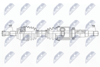 GSP 218420 - Lado de montaje: Eje delantero, derecha<br>Clase de caja de cambios: Caja de cambios manual<br>Longitud [mm]: 981<br>Dentado exterior, lado de rueda: 27<br>Dentado exterior, lado de diferencial: 26<br>