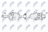 NTY NPW-HD-044 - Lado de montaje: Eje delantero, izquierda<br>Longitud [mm]: 620<br>Clase de caja de cambios: Caja de cambios manual<br>Número de fabricación: NPW-HD-043<br>Dentado exterior, lado de rueda: 28<br>Dentado exterior, lado de diferencial: 29<br>