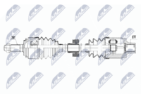 NTY NPW-HD-047 - Lado de montaje: Eje delantero, derecha<br>Clase de caja de cambios: Transmisión automática<br>Longitud [mm]: 912<br>Peso [kg]: 7,57<br>Dentado exterior, lado de rueda: 26<br>Dentado exterior, lado de diferencial: 25<br>Dentado interno, lado de rueda: 28<br>