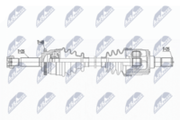 GSP 224153 - Clase de caja de cambios: Caja de cambios manual, 5 marchas<br>Lado de montaje: Eje delantero, izquierda<br>Longitud [mm]: 655<br>Dentado exterior, lado de rueda: 25<br>Dentado exterior, lado de diferencial: 25<br>Número de dientes, anillo ABS: 48<br>