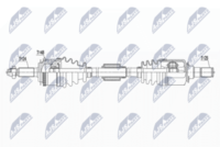 GSP 224153 - Clase de caja de cambios: Caja de cambios manual, 5 marchas<br>Lado de montaje: Eje delantero, izquierda<br>Longitud [mm]: 655<br>Dentado exterior, lado de rueda: 25<br>Dentado exterior, lado de diferencial: 25<br>Número de dientes, anillo ABS: 48<br>