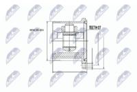 NTY NPW-NS-001 - Juego de articulación, árbol de transmisión