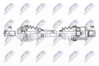 NTY NPW-PE-043 - Lado de montaje: Eje delantero, izquierda<br>Longitud [mm]: 621<br>Dentado exterior, lado de rueda: 25<br>Dentado exterior, lado de diferencial: 26<br>