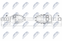 NTY NPW-PL-033 - Lado de montaje: Eje delantero, derecha<br>Longitud [mm]: 623<br>Dentado exterior, lado de rueda: 30<br>Dentado exterior, lado de diferencial: 27<br>Longitud 2 [mm]: 663<br>