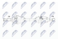 GSP 250372 - Clase de caja de cambios: Caja de cambios manual, 5 marchas<br>Lado de montaje: Eje delantero, izquierda<br>Longitud [mm]: 651<br>Dentado exterior, lado de rueda: 23<br>Dentado exterior, lado de diferencial: 26<br>Dentado interno, lado de rueda: 28<br>