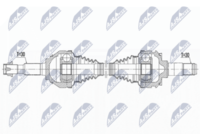 GSP 204000 - Clase de caja de cambios: Transmisión automática<br>Lado de montaje: Eje trasero, derecha<br>Longitud [mm]: 836<br>Dentado exterior, lado de rueda: 30<br>Dentado exterior, lado de diferencial: 30<br>