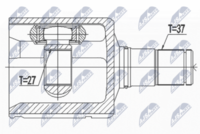 GSP 802386 - Juego de articulación, árbol de transmisión