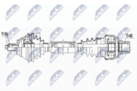 GSP 261281OL - Clase de caja de cambios: Transmisión automática<br>Lado de montaje: Eje delantero, izquierda<br>Longitud [mm]: 528<br>Dentado exterior, lado de rueda: 36<br>Diámetro 2 [mm]: 108<br>