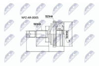 NTY NPZ-AR-005 - Juego de articulación, árbol de transmisión