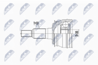 NTY NPZ-CH-027 - año modelo desde: 2001<br>Lado de montaje: lado de engranaje<br>Lado de montaje: Eje delantero<br>Dentado int. diferencial, lado engranaje: 35<br>Diámetro de junta tórica [mm]: 130<br>Diámetro exterior [mm]: 87<br>long. de embalaje [cm]: 19,5<br>Ancho de embalaje [cm]: 15,0<br>h embalaje [cm]: 15,0<br>Peso [kg]: 2,975<br>