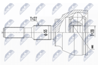 FEBEST 2117PCA218 - Fuelle, árbol de transmisión