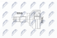 NTY NPZ-PE-030 - Lado de montaje: Eje delantero<br>Longitud [mm]: 152<br>Nº de dientes 1: 39<br>Nº de dientes 2: 25<br>Lado de montaje: Eje delantero, izquierda<br>Lado de montaje: Eje delantero, derecha<br>Número de fabricación: NPZ-PE-029<br>