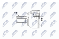 NTY NPZ-VV-022 - Lado de montaje: lado de rueda<br>Lado de montaje: Eje trasero<br>Dentado exterior, lado de rueda: 36<br>Dentado interno, lado de rueda: 29<br>Diámetro de junta tórica [mm]: 56<br>Número de dientes, anillo ABS: 88<br>Diámetro exterior [mm]: 71<br>Tipo de articulación: Junta homocinética a bolas<br>Artículo complementario / información complementaria 2: con anillo sensor ABS<br>Número de fabricación: NPZ-FR-046<br>