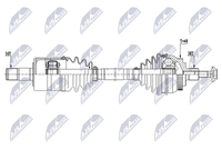 NTY NPW-VW-037 - Árbol de transmisión
