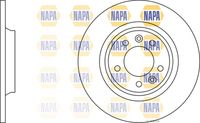 NAPA NBD5327 - Lado de montaje: Eje trasero<br>Diámetro exterior [mm]: 290<br>Altura [mm]: 35<br>Espesor de disco de frenos [mm]: 12<br>Espesor mínimo [mm]: 10<br>Diámetro de centrado [mm]: 71,1<br>corona de agujeros - Ø [mm]: 108<br>Diámetro de orificio para perno de rueda [mm]: 13<br>Número de orificios: 5<br>Tipo de disco de frenos: macizo<br>Superficie: revestido láminas de zinc<br>Número de piezas necesarias: 2<br>