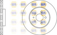 NAPA NBD5365 - Lado de montaje: Eje trasero<br>Altura [mm]: 50<br>Tipo de disco de frenos: macizo<br>Espesor de disco de frenos [mm]: 10<br>Diámetro exterior [mm]: 251<br>Número de orificios: 5<br>Diámetro de centrado [mm]: 59<br>corona de agujeros - Ø [mm]: 98<br>