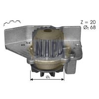 KAMOKA T0095 - Bomba de agua, refrigeración del motor