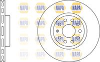 NAPA NBD5572 - Lado de montaje: Eje trasero<br>Altura [mm]: 48<br>Tipo de disco de frenos: macizo<br>Espesor de disco de frenos [mm]: 12<br>Procesamiento: altamente carbonizado<br>Diámetro exterior [mm]: 300<br>Número de orificios: 5<br>Diámetro de centrado [mm]: 65<br>corona de agujeros - Ø [mm]: 112<br>