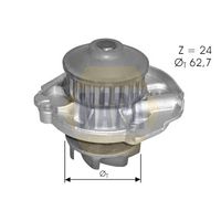 KAMOKA T0118 - Bomba de agua, refrigeración del motor