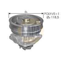 GRAF PA552 - Bomba de agua, refrigeración del motor