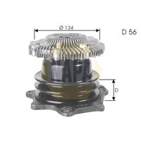 MDR AISWPN002 - Bomba de agua, refrigeración del motor