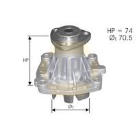 MDR MWP4920 - Bomba de agua, refrigeración del motor