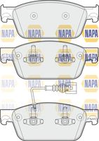 NAPA NBP1287 - Juego de pastillas de freno - NAPA